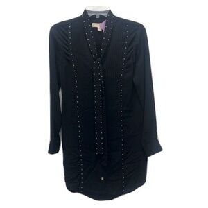 Michael Kors Silk Pleated Dress, Size XS